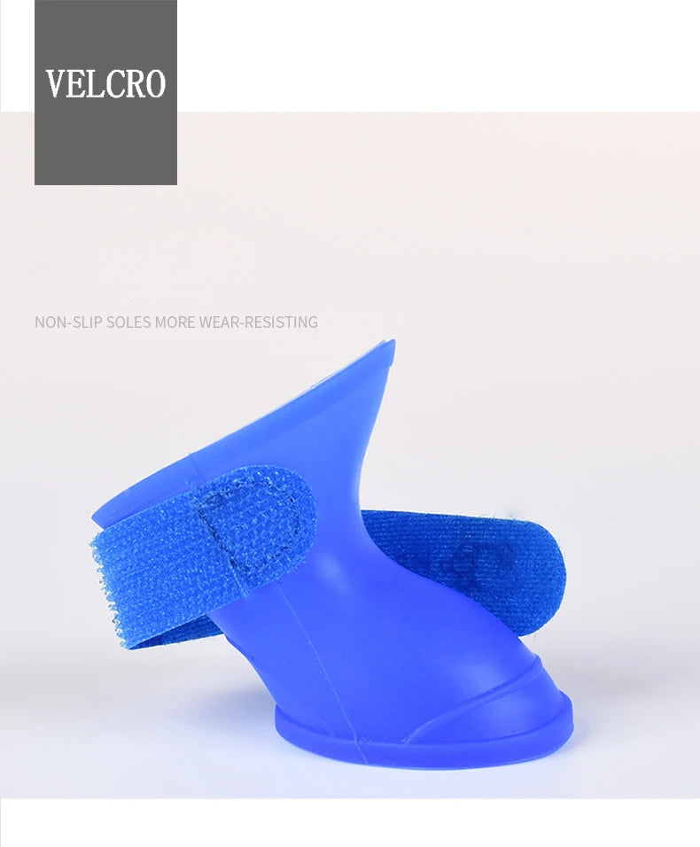Silicone Waterproof Dog Rain Boots