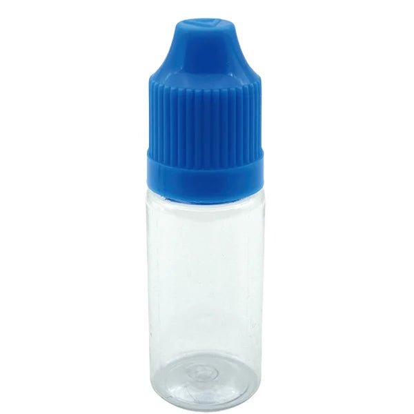 10ML Plastic Dropper Bottles - 100 Pack with Childproof Caps & Precision Tips