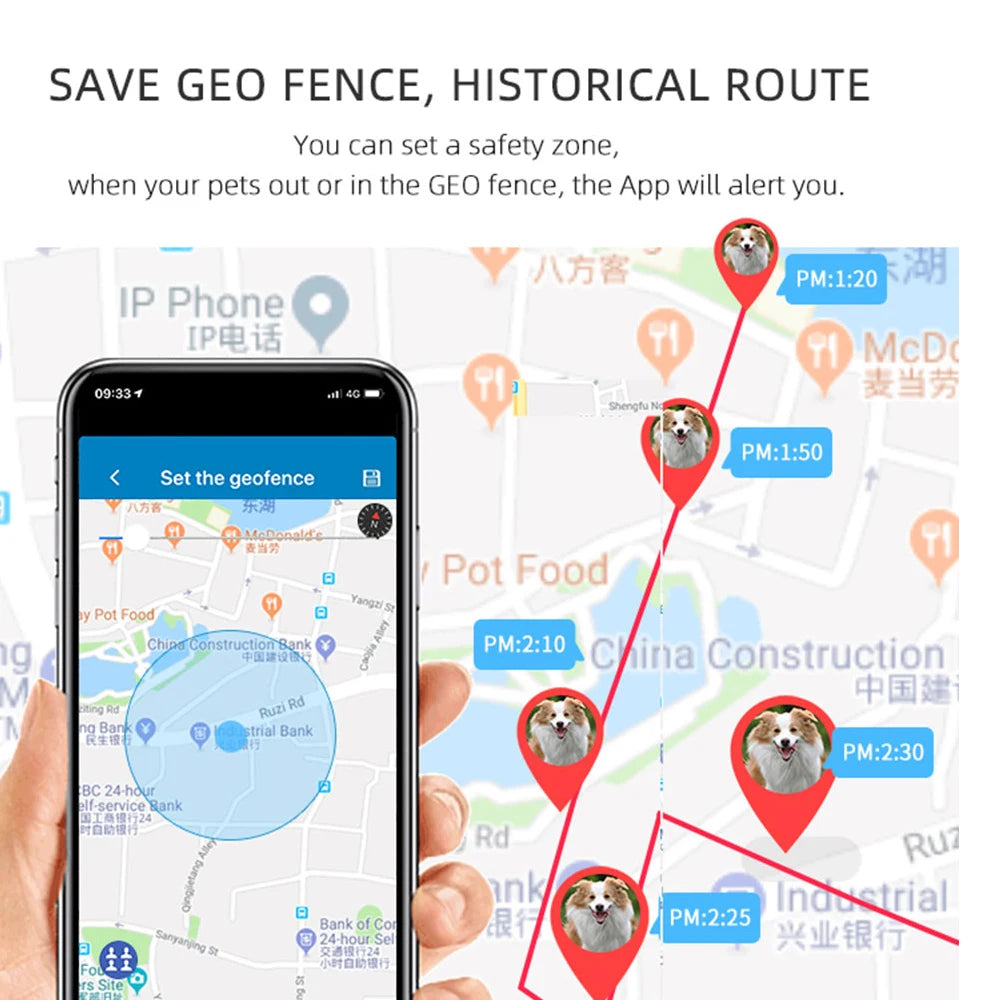 Compact Pet GPS Tracker