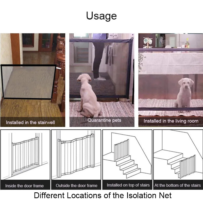 Portable Folding Pet Safety Barrier