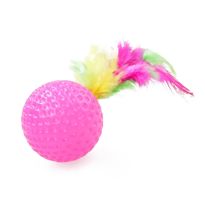 Foldable Cat Play Tunnel with Toys - Interactive Tent for Kittens