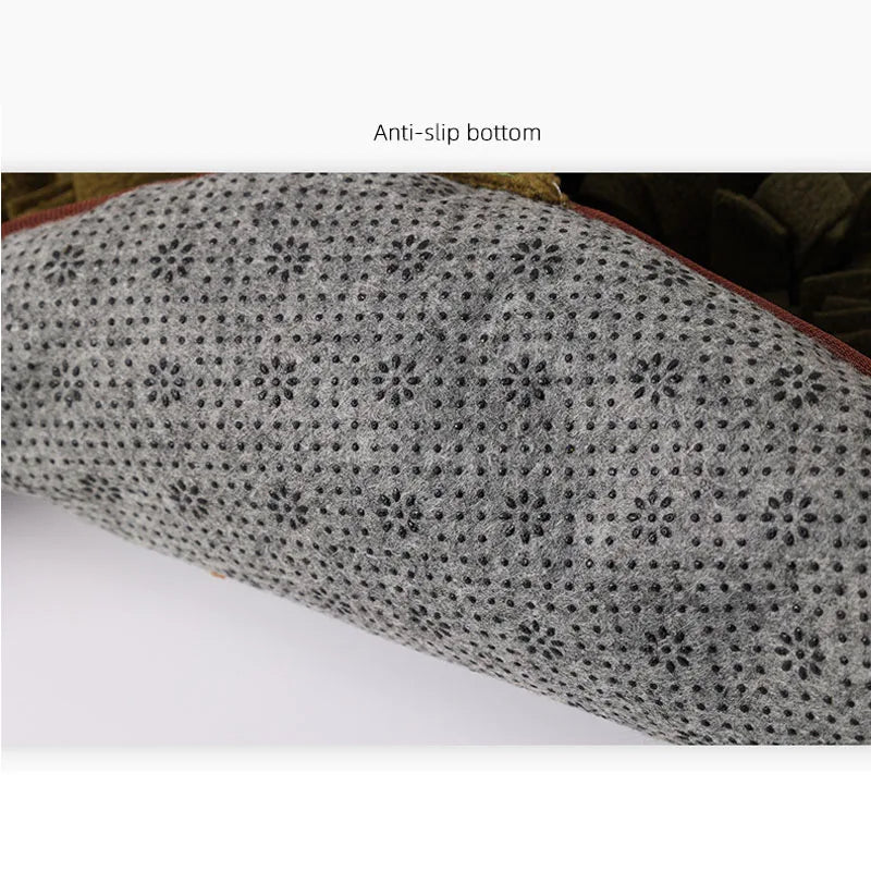 Animal-Shaped Dog Snuffle Mat — Foldable with Hidden Squeaker
