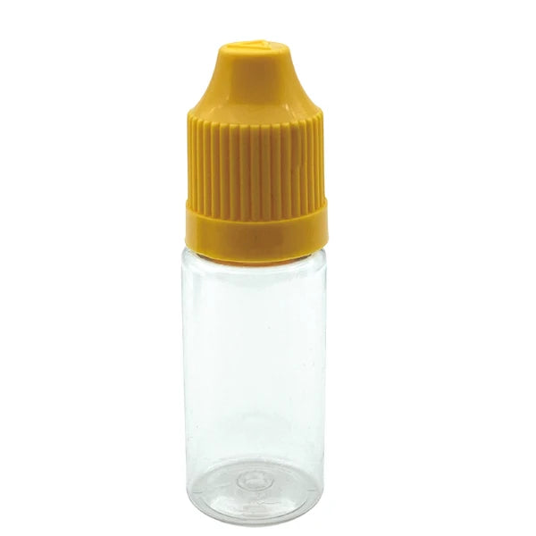 10ML Plastic Dropper Bottles - 100 Pack with Childproof Caps & Precision Tips