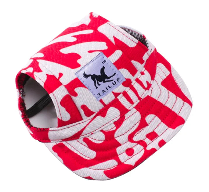 Fashion Print Pet Baseball Cap for Dogs & Cats