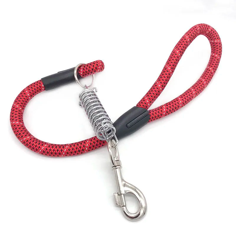 Laisse anti-traction réfléchissante avec amortisseur (60 cm)