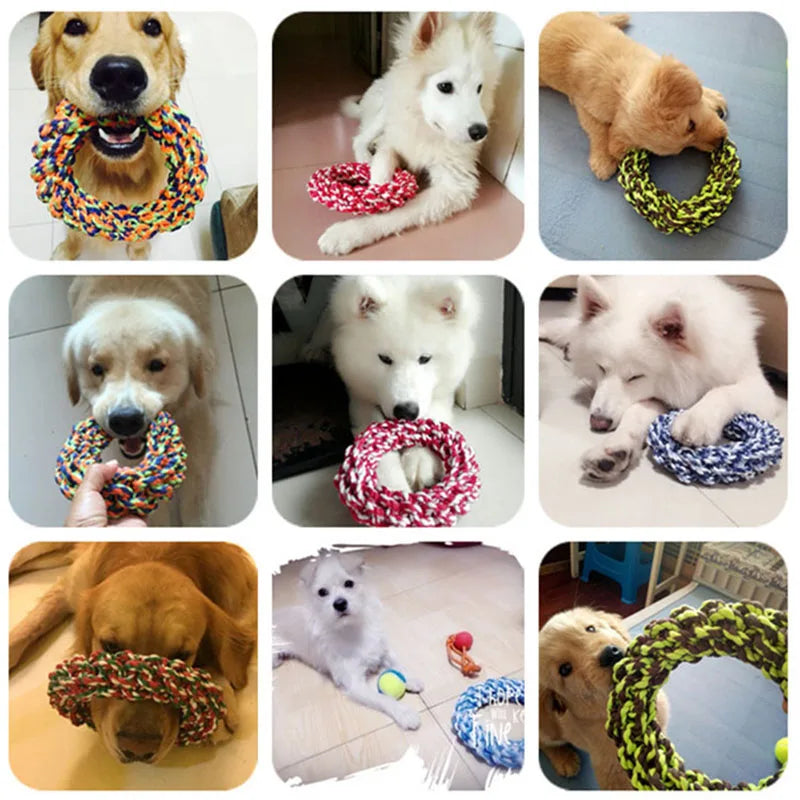 Round Rope Chew Toy for Medium & Large Dogs