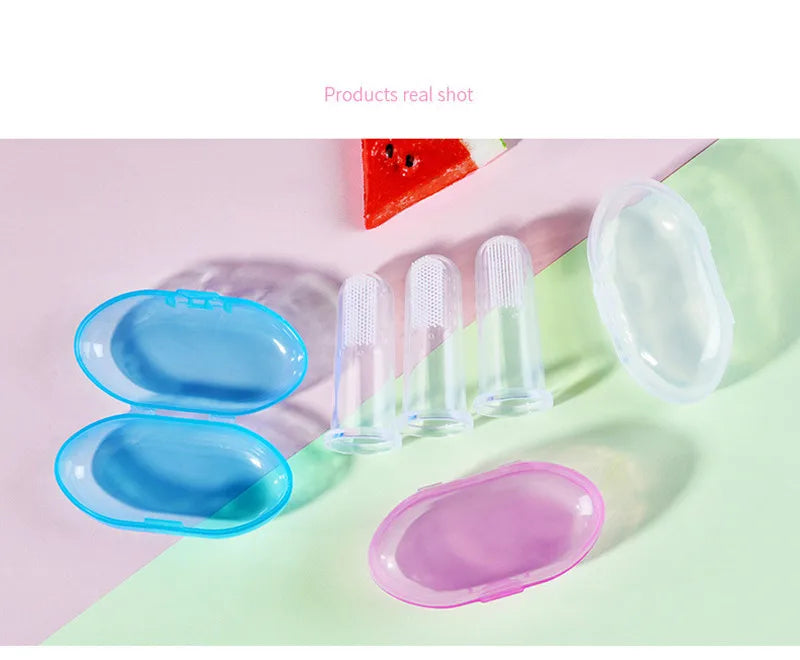 Pet Finger Toothbrush - Super Soft Silicone Dental Care Tool for Dogs and Cats