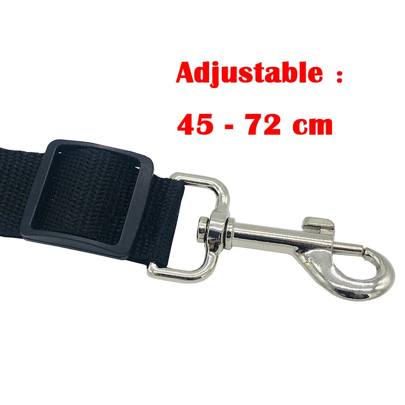 Adjustable Dog Leash & Car Seat Belt for Small, Medium & Large Dogs