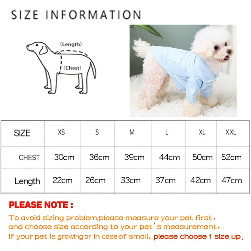 Pet Pyjamas & Leisure Jacket for Dogs & Cats