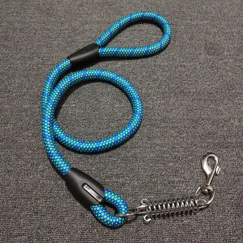 Laisse anti-traction réfléchissante avec amortisseur (60 cm)