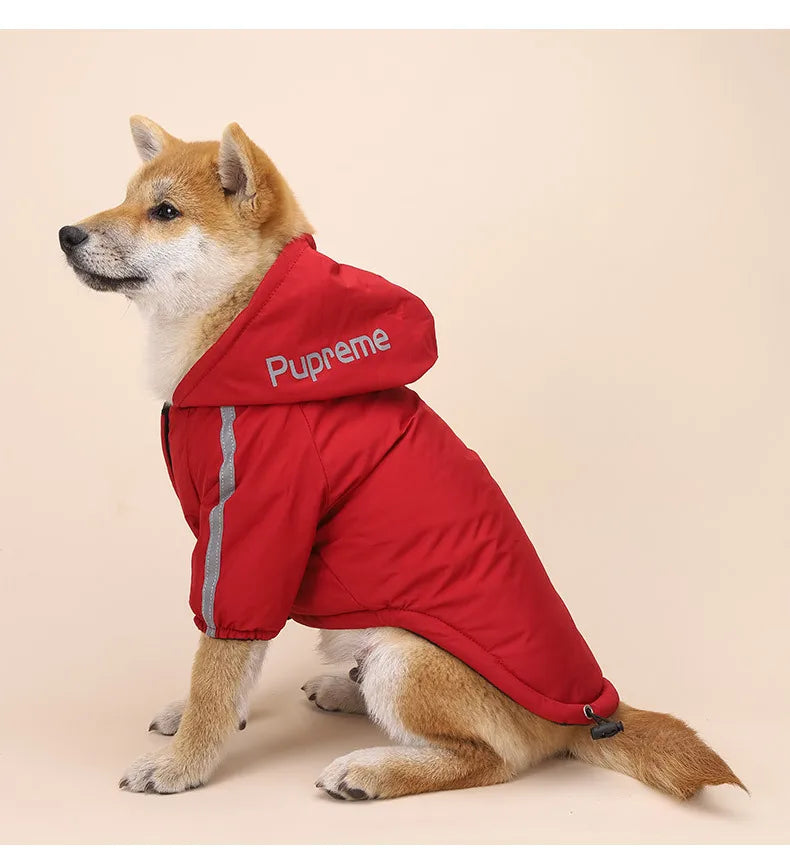 Waterproof Warm Hoodie Jacket for Dogs & Cats – Autumn & Winter