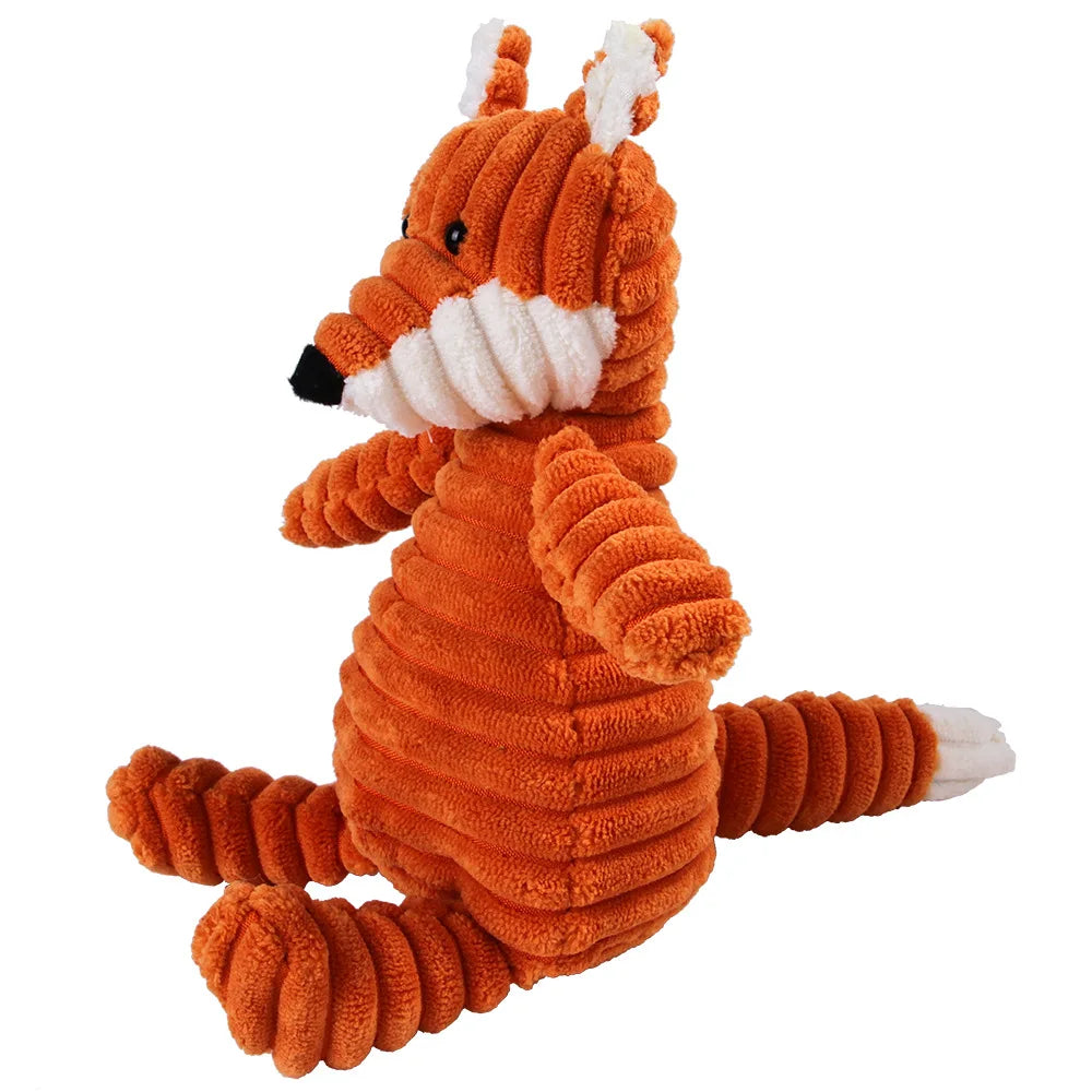 Corduroy Plush Squeaky Toy for Dogs