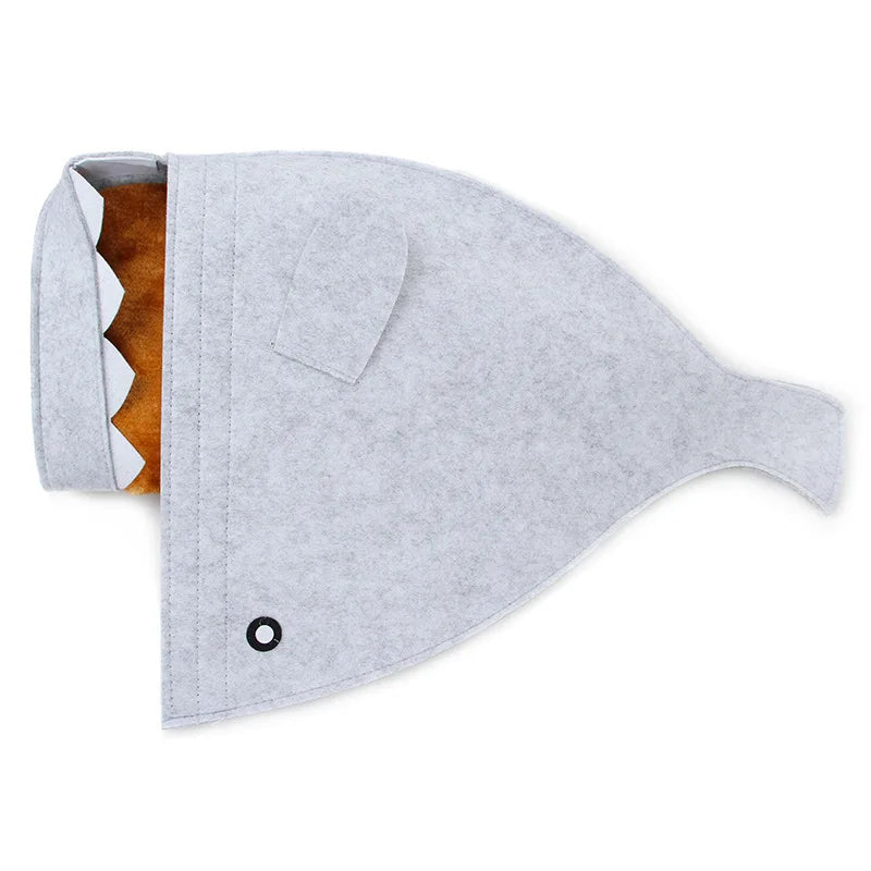 Shark Pet Bed & Cushion Mat for Dogs & Cats