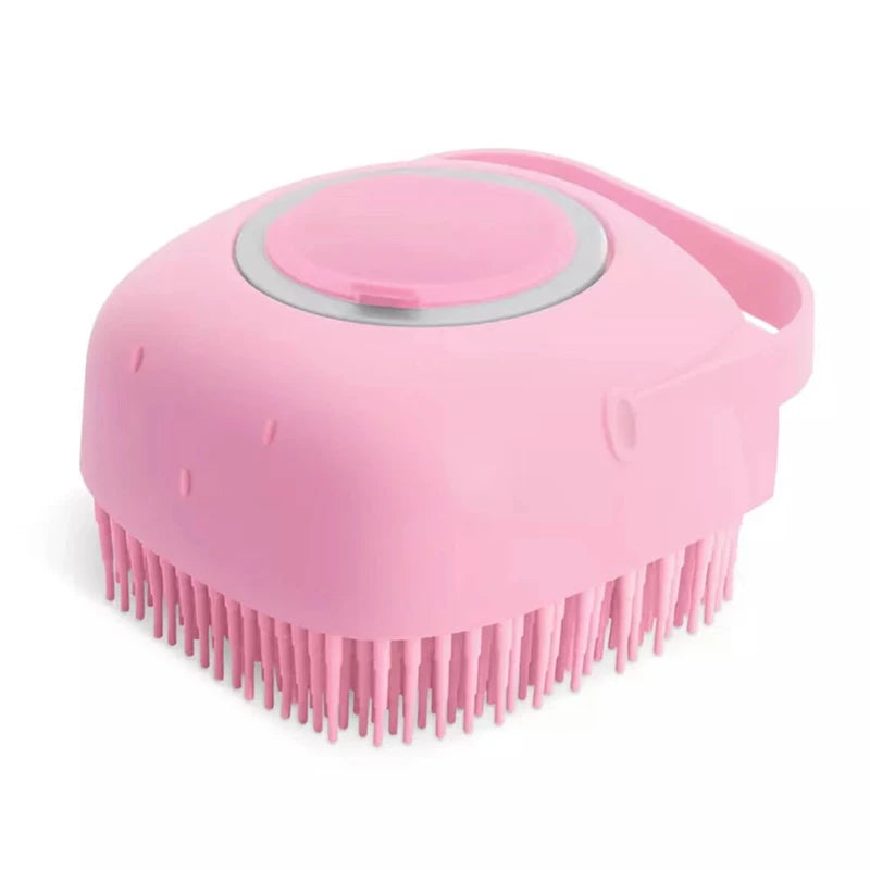 2-in-1 Silicone Pet Bath Brush & Massage Comb