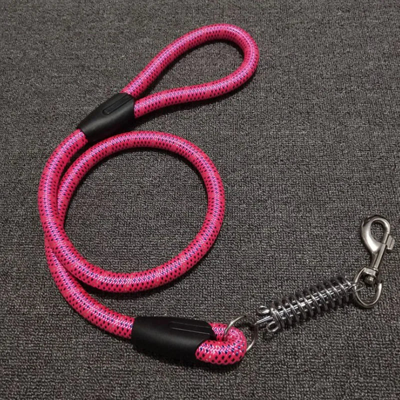 Laisse anti-traction réfléchissante avec amortisseur (60 cm)