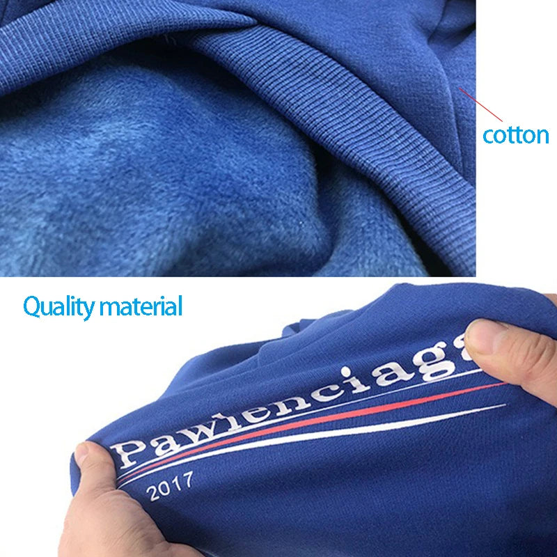 Plush Cotton Hoodie Jacket for Dogs & Cats