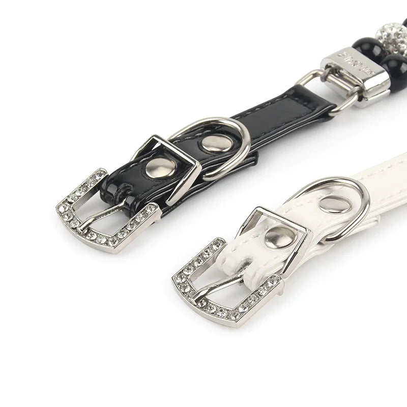 Pearl & Rhinestone Pet Collar for Cats & Dogs