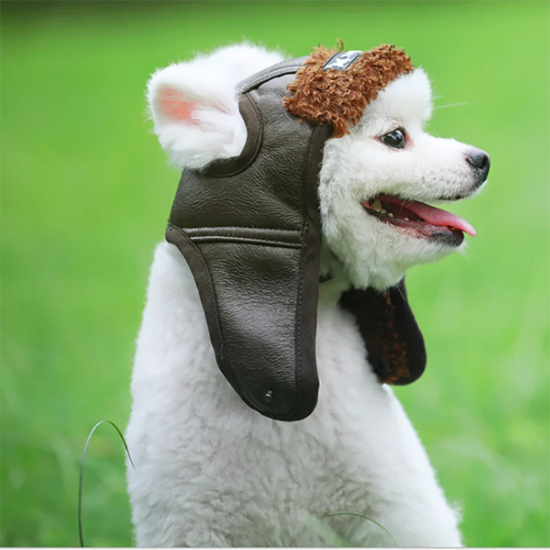 Cashmere Winter Hat for Small Dogs & Puppies