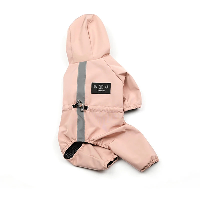 Reflective Waterproof Raincoat Jumpsuit for Dogs & Cats