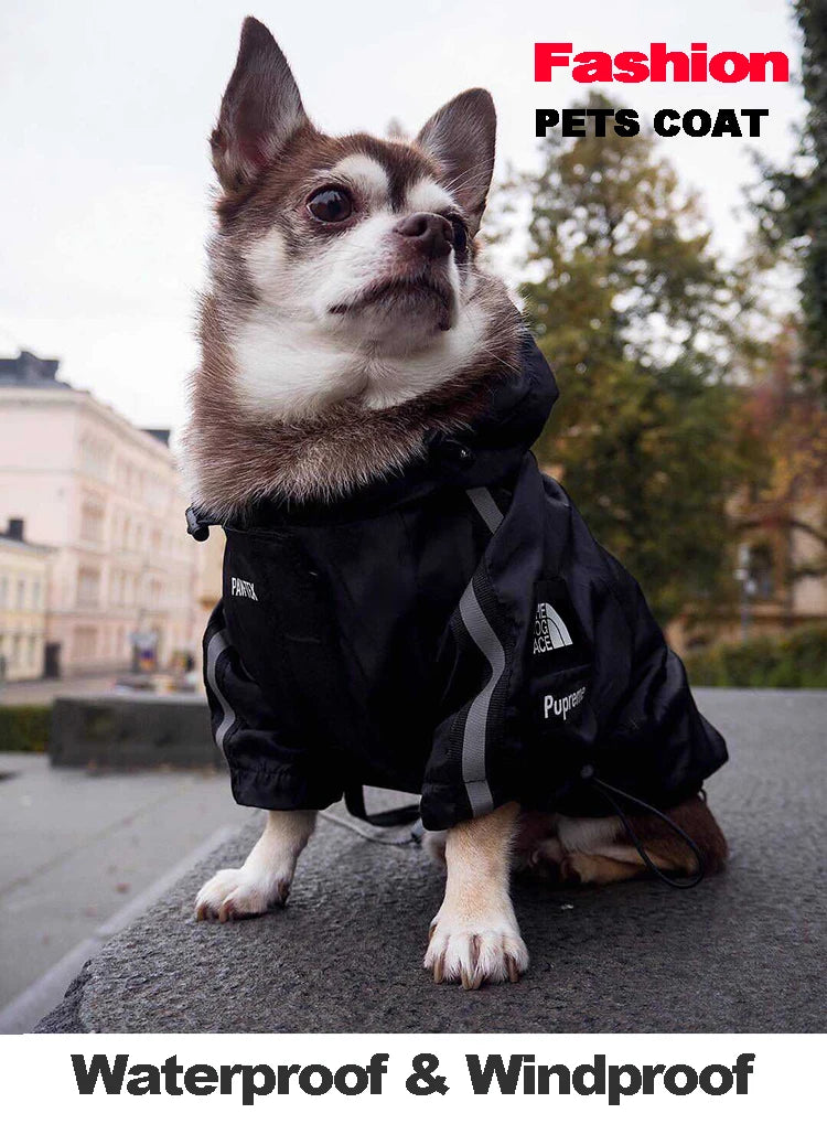 Waterproof Reflective Dog Raincoat with Hood