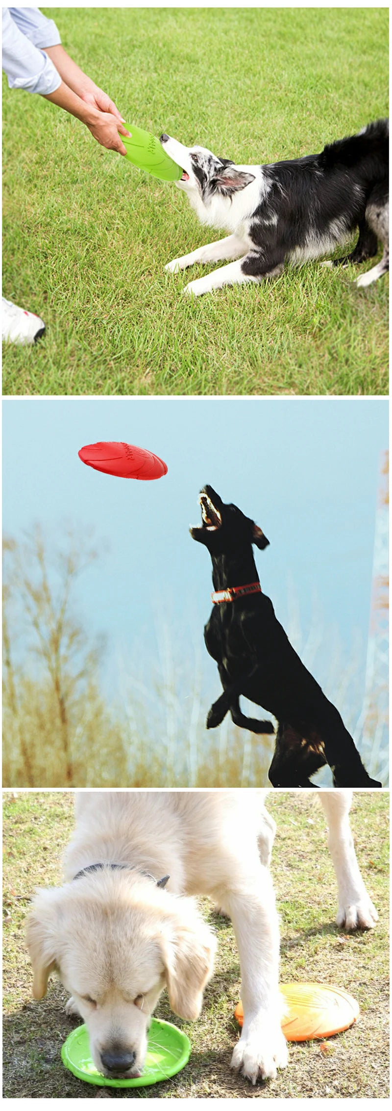 TPR Dog Flying Disc Toy