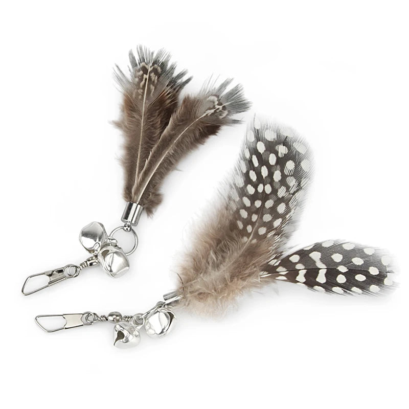 Feather Cat Teaser Toy Replacement Pack (10pcs)