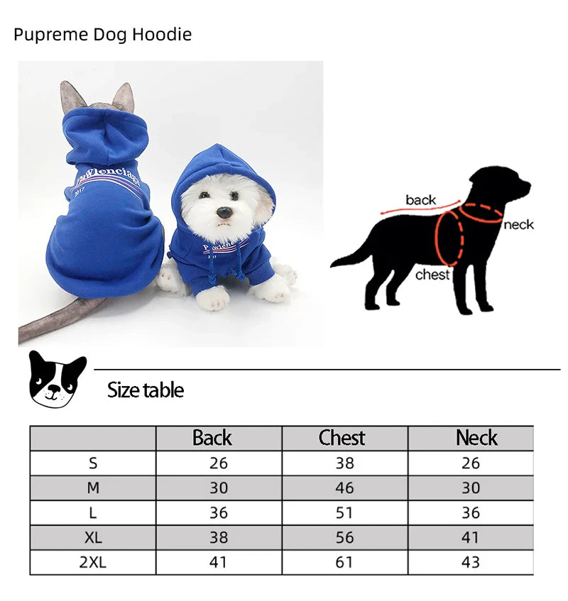 Plush Cotton Hoodie Jacket for Dogs & Cats