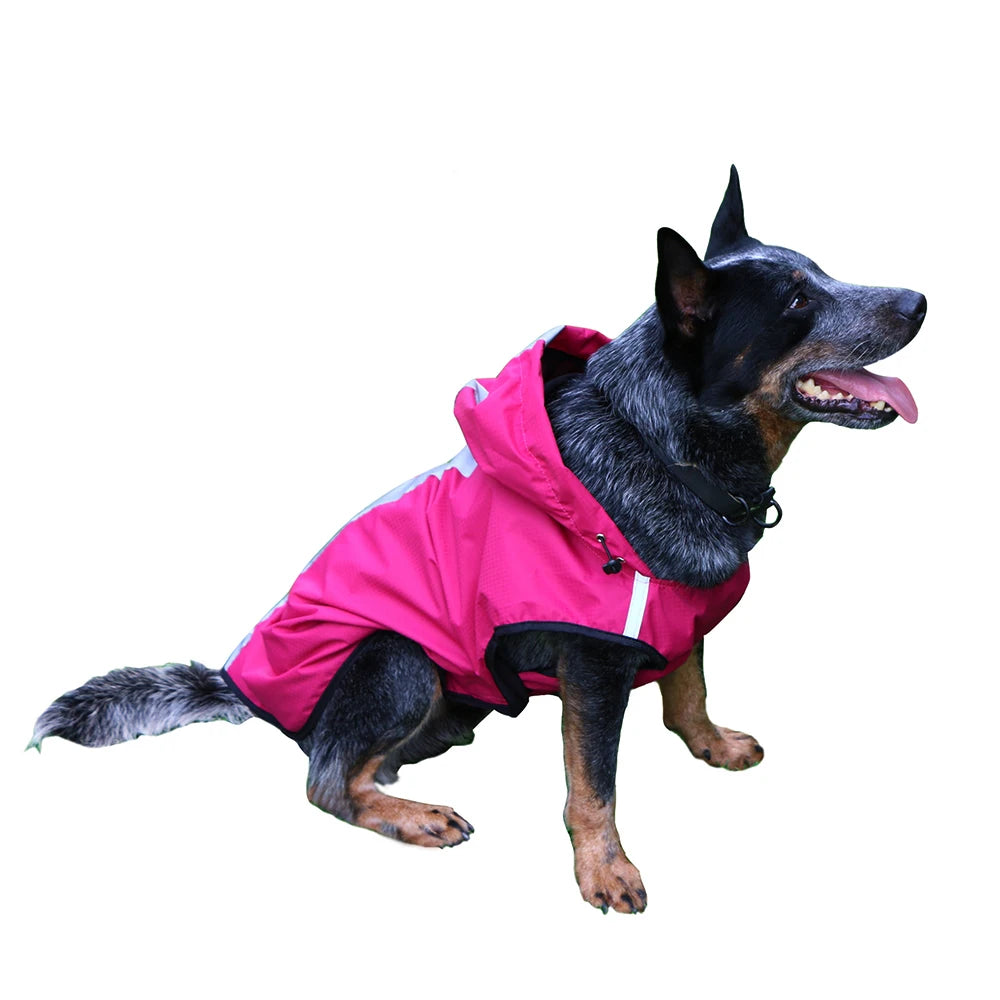Reflective Waterproof Dog Raincoat Jacket