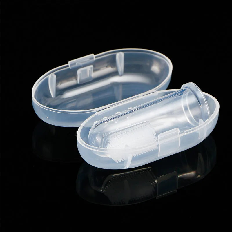 Pet Finger Toothbrush - Super Soft Silicone Dental Care Tool for Dogs and Cats