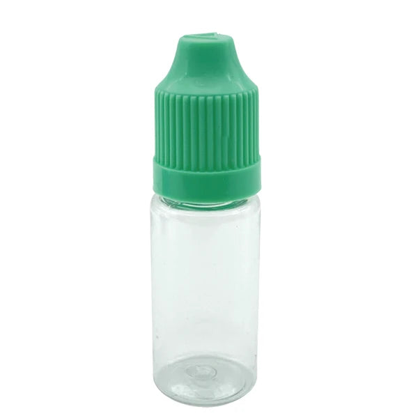 10ML Plastic Dropper Bottles - 100 Pack with Childproof Caps & Precision Tips