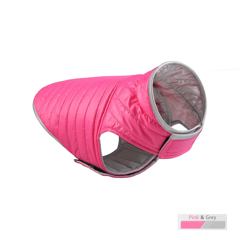 Reversible Waterproof Winter Down Jacket for Small & Medium Dogs