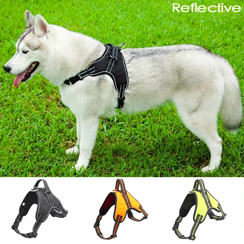 Adjustable Reflective Dog Harness Vest