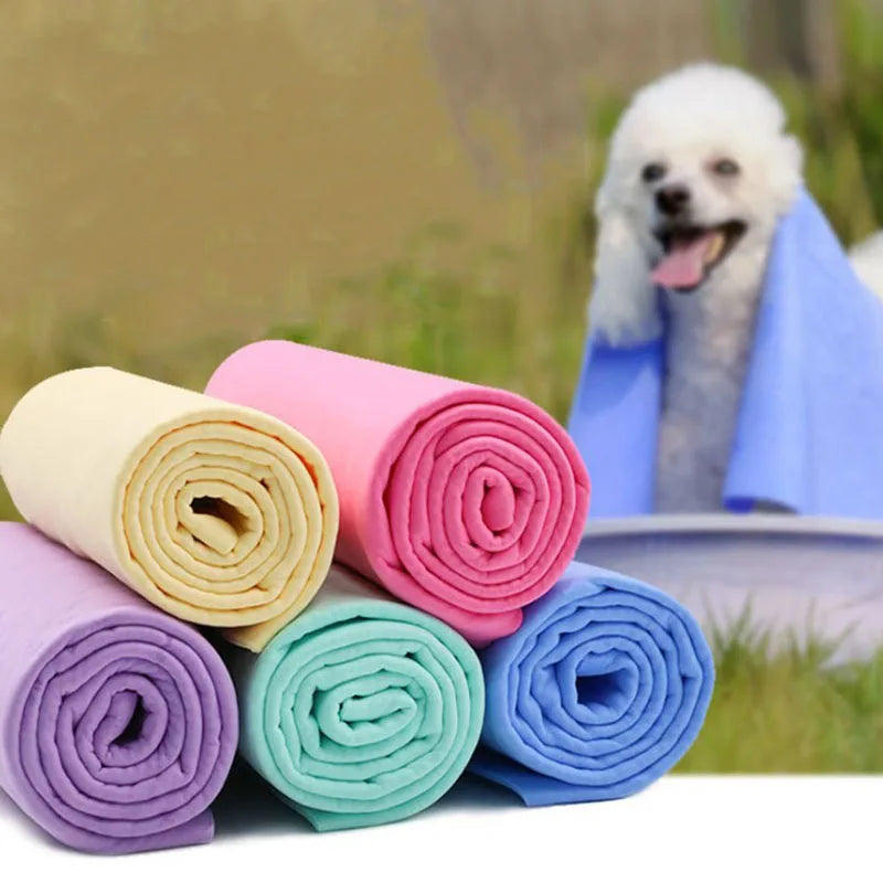 Serviette super absorbante pour animaux de compagnie