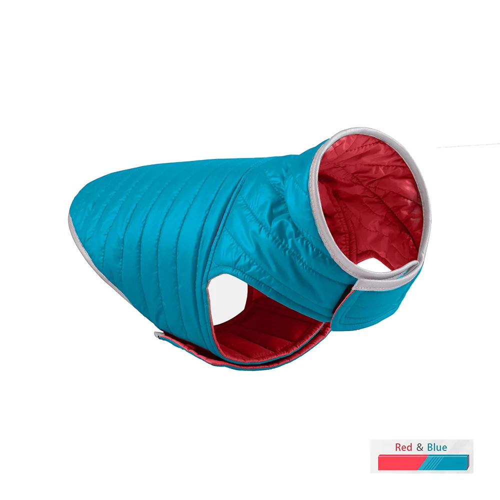 Reversible Waterproof Winter Down Jacket for Small & Medium Dogs