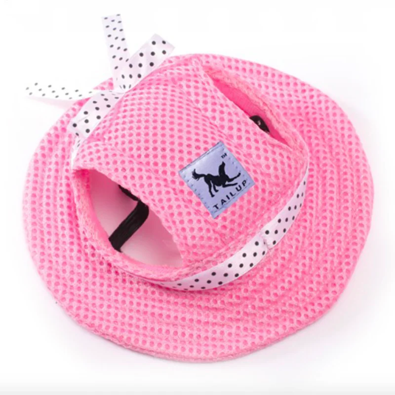Breathable Sun Hat for Small Dogs & Cats | Mesh Canvas Cap