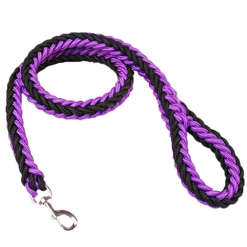 Adjustable Nylon Dog Leash & Collar Set for Medium to Large Dogs