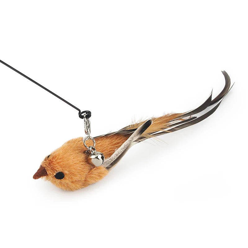 Feather Bird Cat Teaser Toy Set (2 Pack)