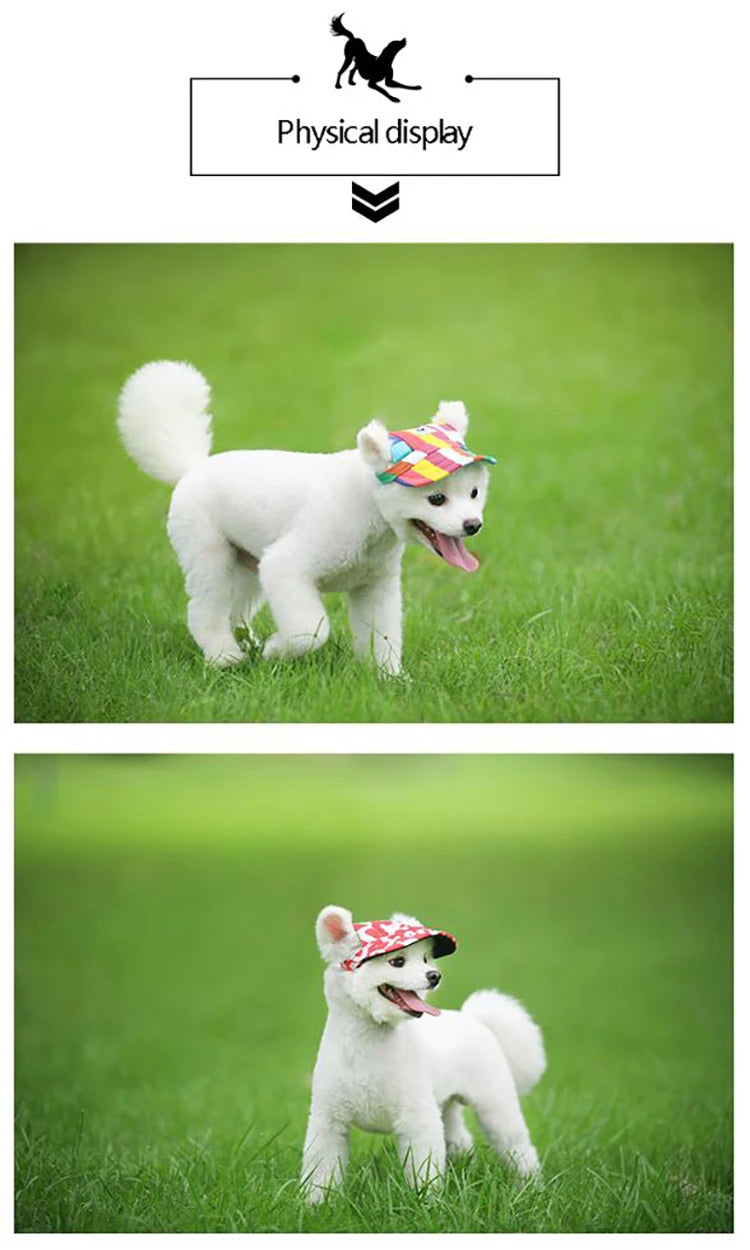 Fashion Print Pet Baseball Cap for Dogs & Cats