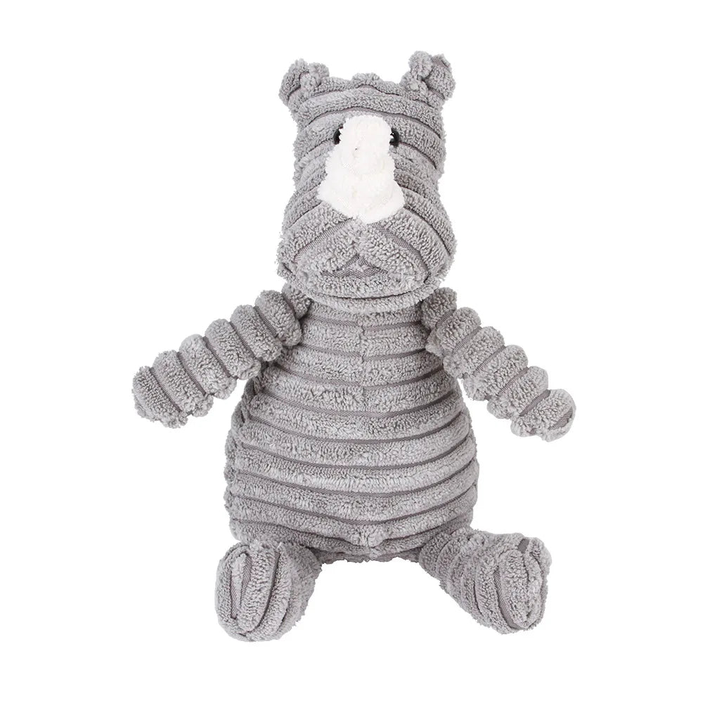 Corduroy Plush Squeaky Toy for Dogs