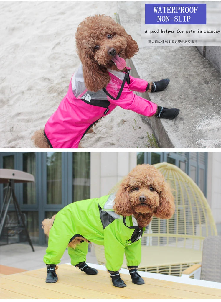 Silicone Waterproof Dog Rain Boots