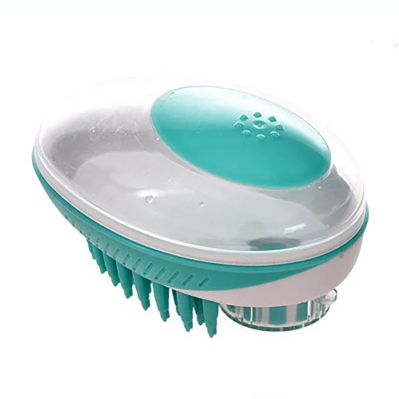 2-in-1 Silicone Pet Bath Brush & Massage Comb