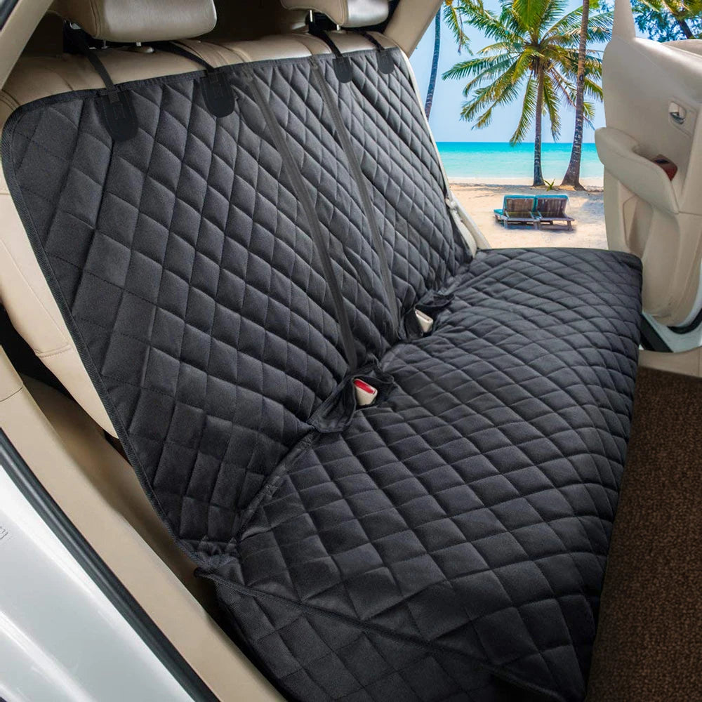 Waterproof Dog Car Seat Cover with Armrest Access — Travel Mattress & Protector