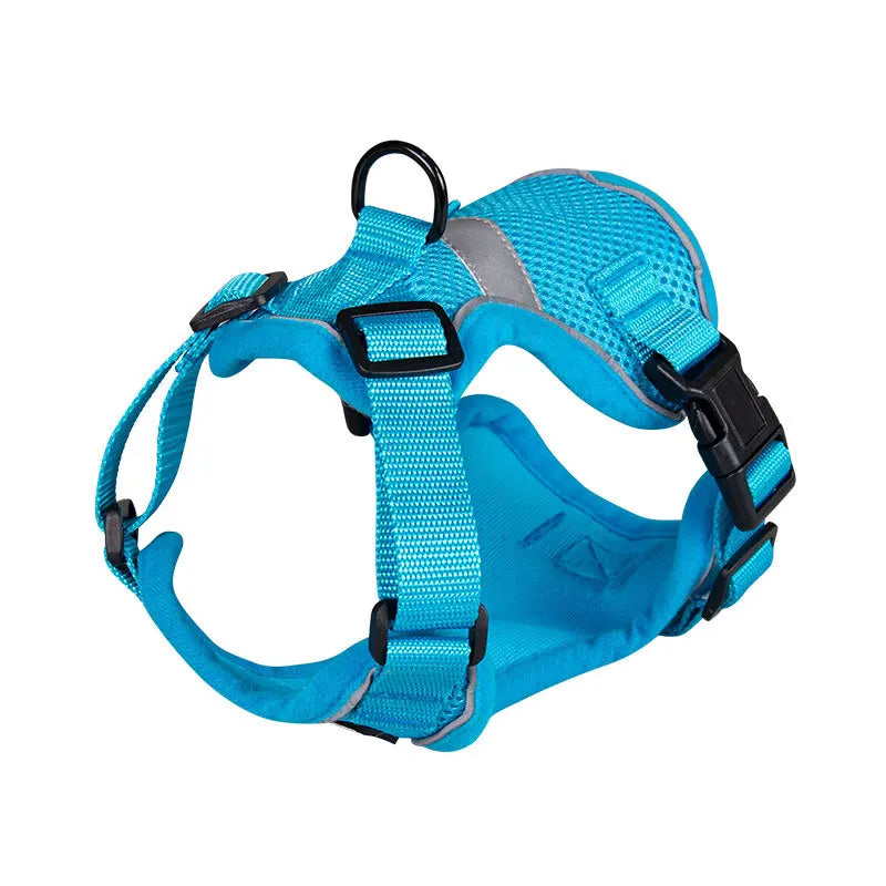 Breathable Escape-Proof Pet Harness Vest with Reflective Strips