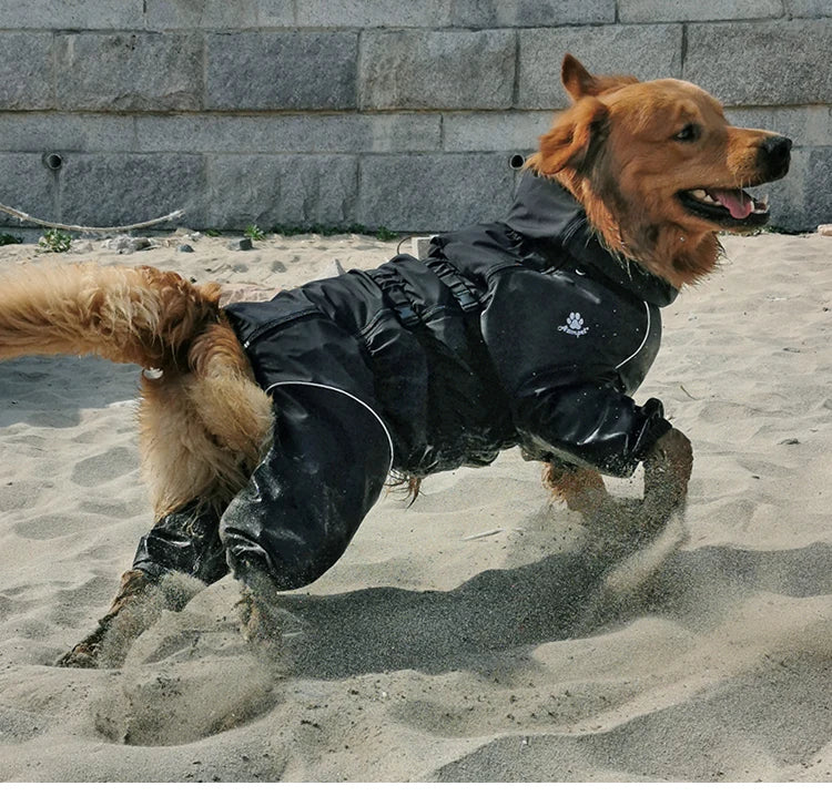 Waterproof Warm Reflective Dog Jumpsuit Coat