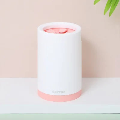Portable Pet Paw Cleaner Cup with Soft Silicone Brush for Dogs & Cats