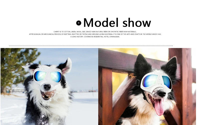 UV Protection Windproof Dog Goggles & Sunglasses