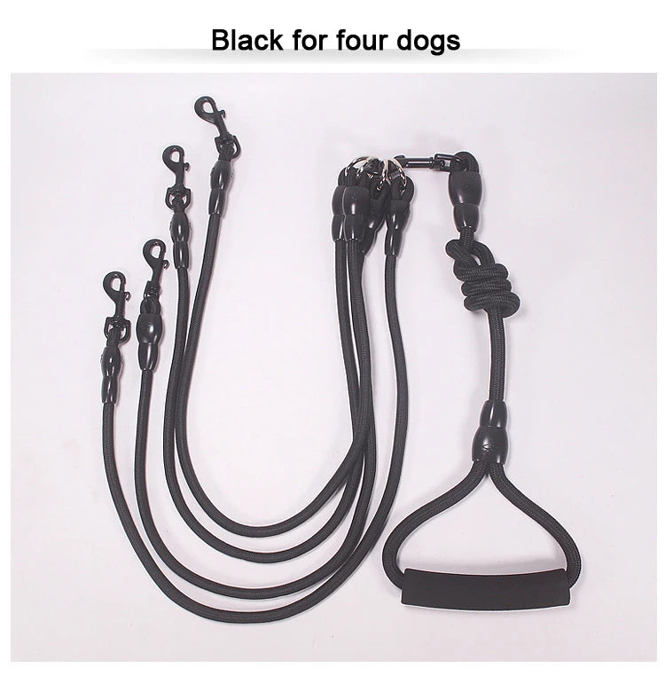 Multi-Dog Coupler Leash – Walk 2, 3 or 4 Dogs at Once