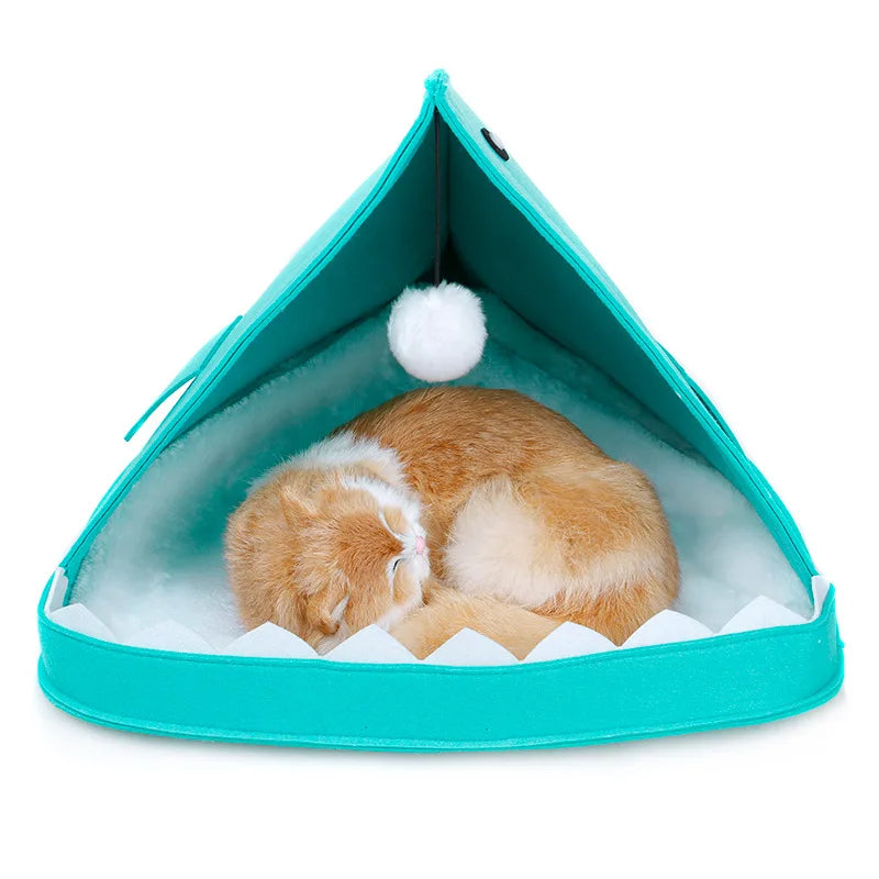 Shark Pet Bed & Cushion Mat for Dogs & Cats