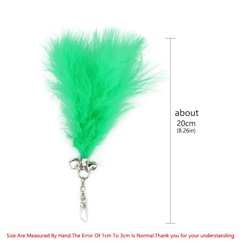 Feather Cat Teaser Toy Replacement Pack (10pcs)