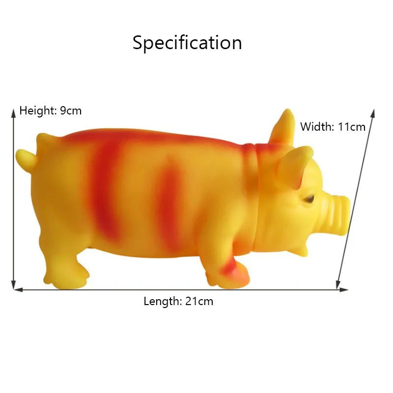 Jouet pour chien couineur Cochon – Jouet à mâcher en caoutchouc durable pour chiens et chiots